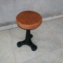 Cast Iron Leather Bar stool