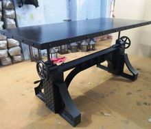 Iron Top Bronx Crank Table