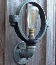 ndustrial Pipe wall light lamp