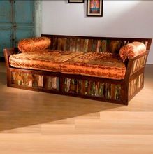 reclaimed wood sofa set