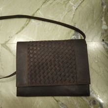 Leather Ladies Clutch Sling Bag