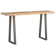 Wood AND Metal Frame Table