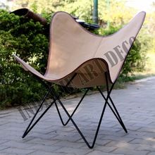 Canvas Leather Butterfly Outdoor Garden Chair