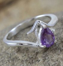 purple gemstone ring