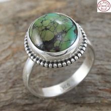 tibetan turquoise gemstone ring