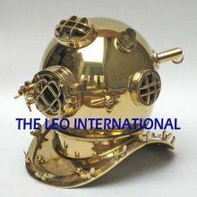 Brass Metal Large size Nautical Diving Helmet