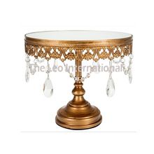 crystal beaded cake stand