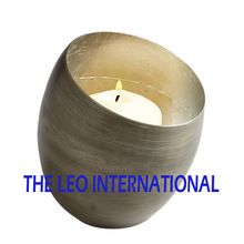 Designer metal Votive candle Holder