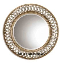 designer round wall mirror