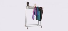 Mobile Storage System with Hangers