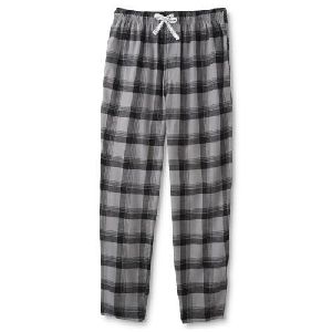 Mens Checked Grey & Black Pyjama