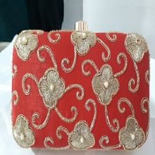 Red Bridal Clutch Handbags