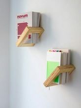 Wooden Wall Book Stand