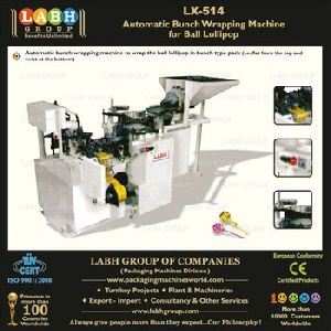 Automatic bunch wrapping machine
