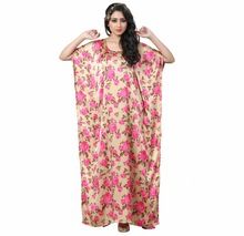 Floral Style Colourful Ankle Length Kaftan dress