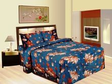 king bedroom coral fleece blanket print