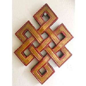 Endless Knot Wooden Wall Hanging