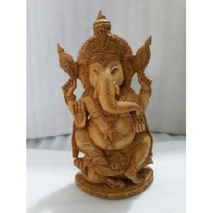 Ganesha Wooden Carving