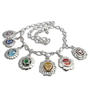 Seven Chakras Charm Bracelet
