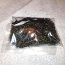 Natural Black Ethiopian Opal Rondelle Beads