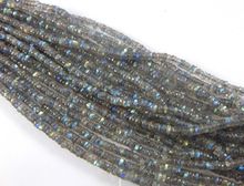 Natural Labradorite Heishi loose gemstone beads