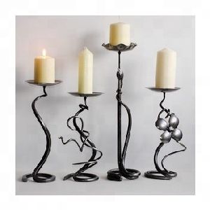 Wrought Iron candle Holders