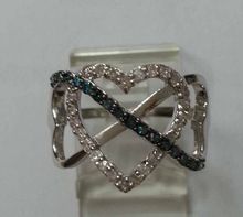 Silver Diamond rings