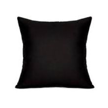 black blank cotton pillow cover