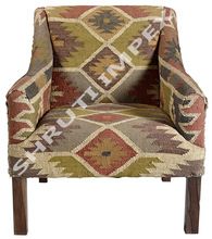 Jute Upholstery Indian Sofa Arm Chair