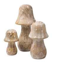 Christmas Standing Wooden Mushroom