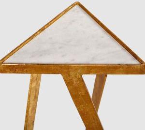 Handicraft Triangle Shape Accent Table