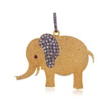 Elephant Charm Handmade Pendant