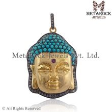 Gemstone Buddha Pendant