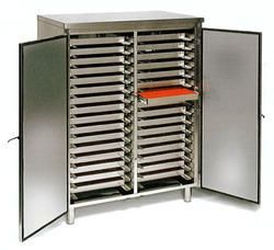 Stainless Steel Tray Cabinet