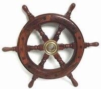 WOODEN SHIP WHEEL