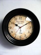 black round wall clock for home decoration
