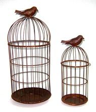 garden decor metal bird cages