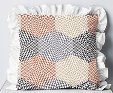 Quick Dry Custom Printed Cotton Frill Cushion