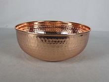Copper Finish Bowl 