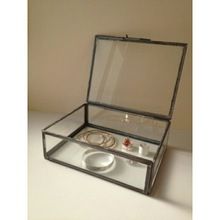 Decorative Glass Box With Lid