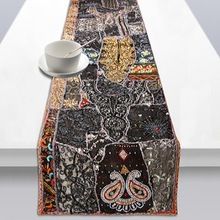Elegant Ethnic Indian Embroidery beaded Table Runner 