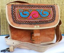 Hand Crafted Leather Ladies Handbags and Satchels with Hand Embroidery