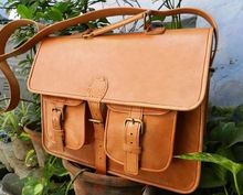 pure leather messenger bag/real leather satchel bags for laptop