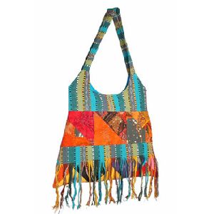 patchwork hippie bag