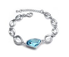 Chunky crystal bangle bracelet