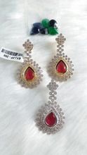 merican diamond interchangeable stones earrings