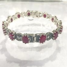 Multiple Gemstone bangle bracelet