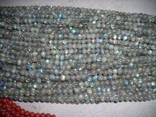 Natural BlueLabradorite Round Plain Beads Loose Gemstone