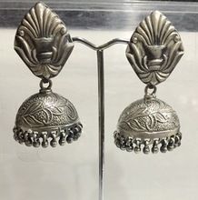 oxidised Indian earrings jhumkis
