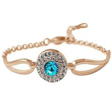 Premium crystal adjustable bracelet bangle